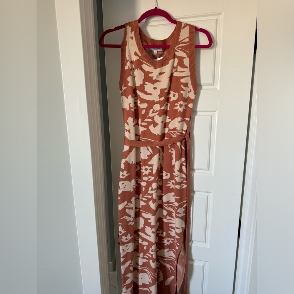 Knit midi dress